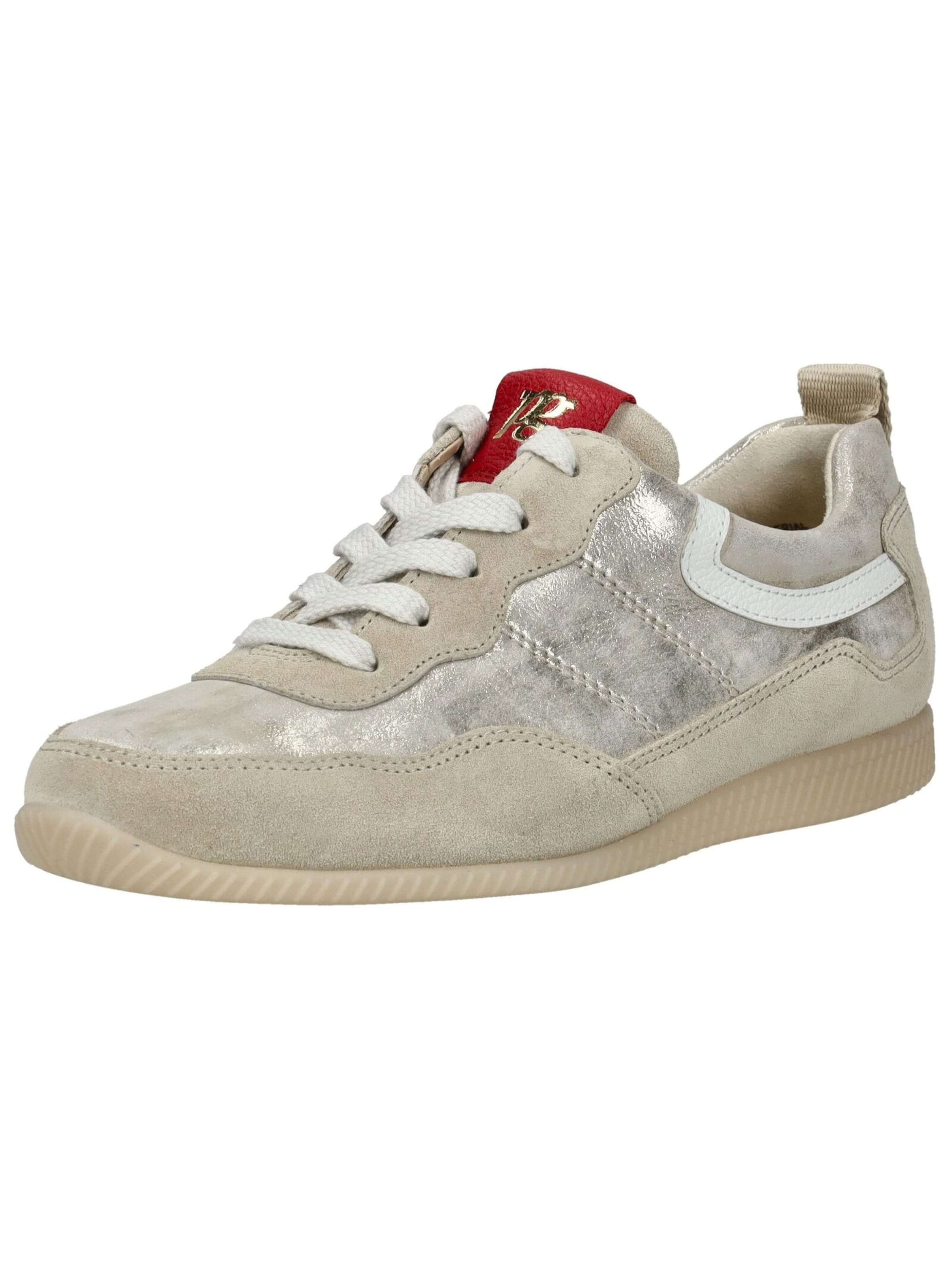 Baskets basses Paul Green en beige : devant