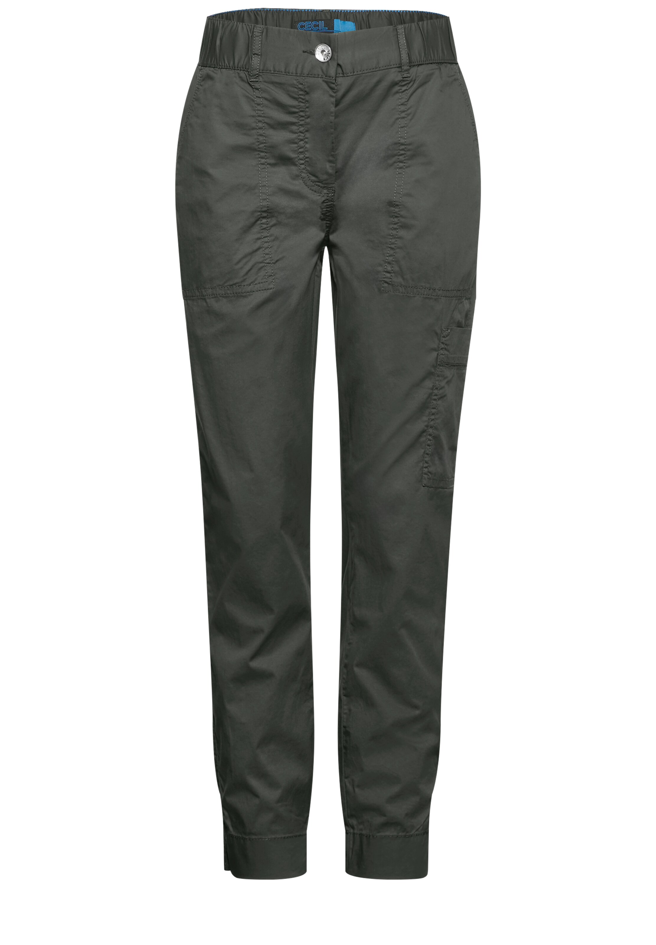 CECIL Slimfit Hose in Grün: Vorderseite