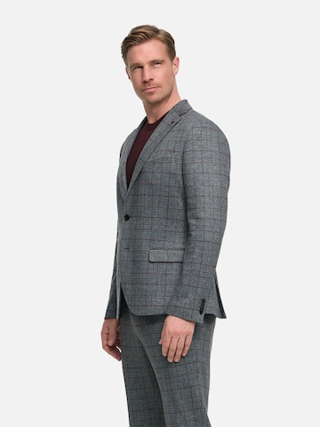 Zuitable Slim fit Suit Jacket 'DiNick' in Grey
