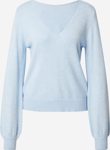 VILA Sweater 'RIL' in Blue: front