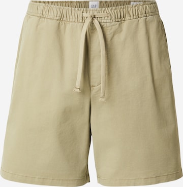 GAP Regular Housut 'ESSENTIAL' värissä vihreä: etupuoli