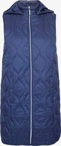 Fransa Bodywarmer 'PADMA' in Blauw: voorkant