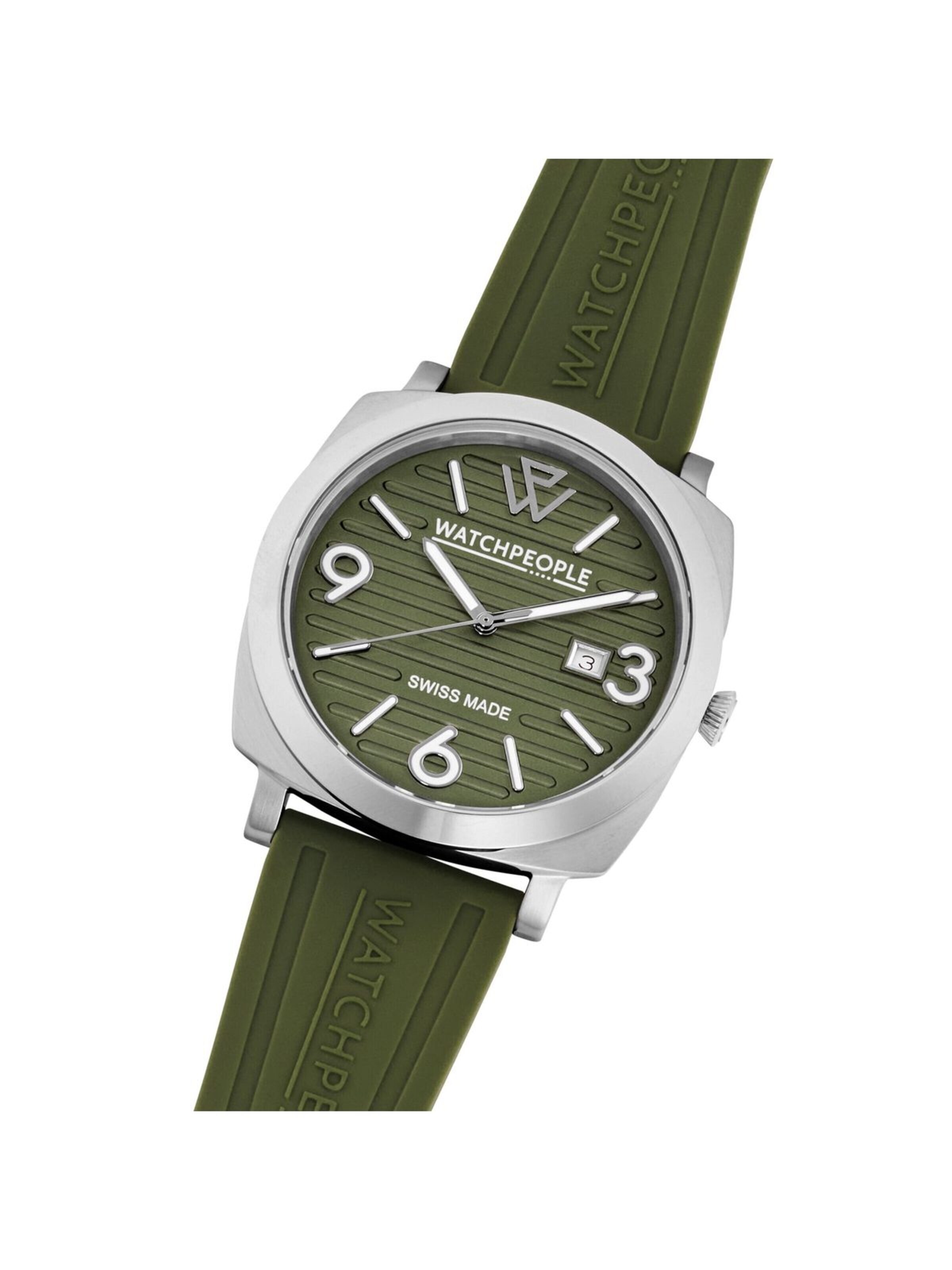 Montre à affichage analogique Watchpeople en vert