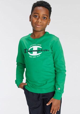 T-Shirt Champion Authentic Athletic Apparel en vert : devant