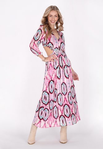 IZIA Jurk 'Boho' in Lila: voorkant