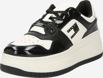 Tommy Jeans Sneakers hoog 'Retro Basket' in Wit: voorkant