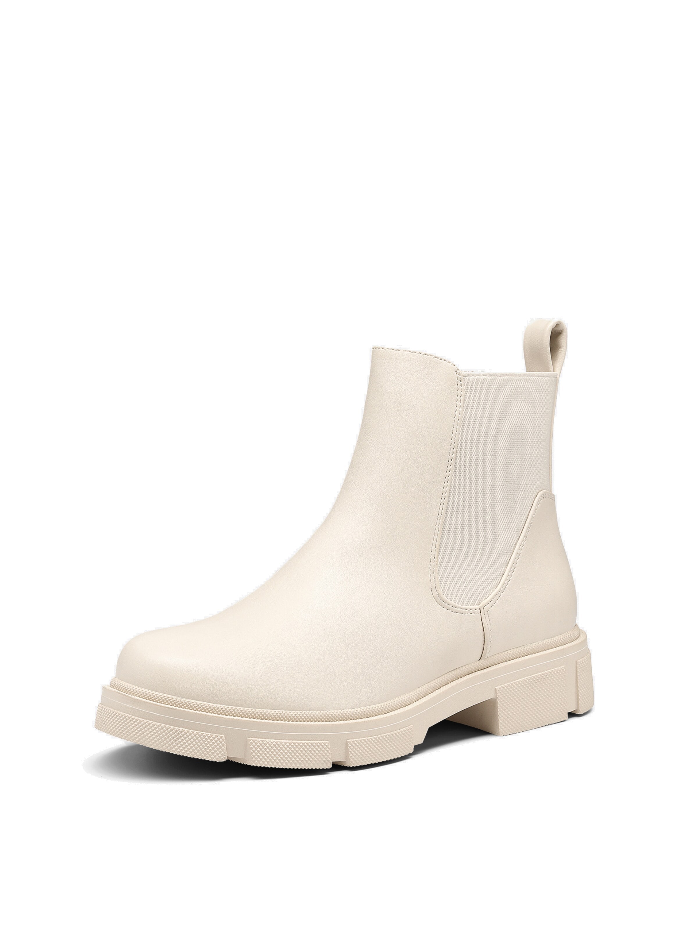 Dream Pairs Chelsea Boots in Beige: front