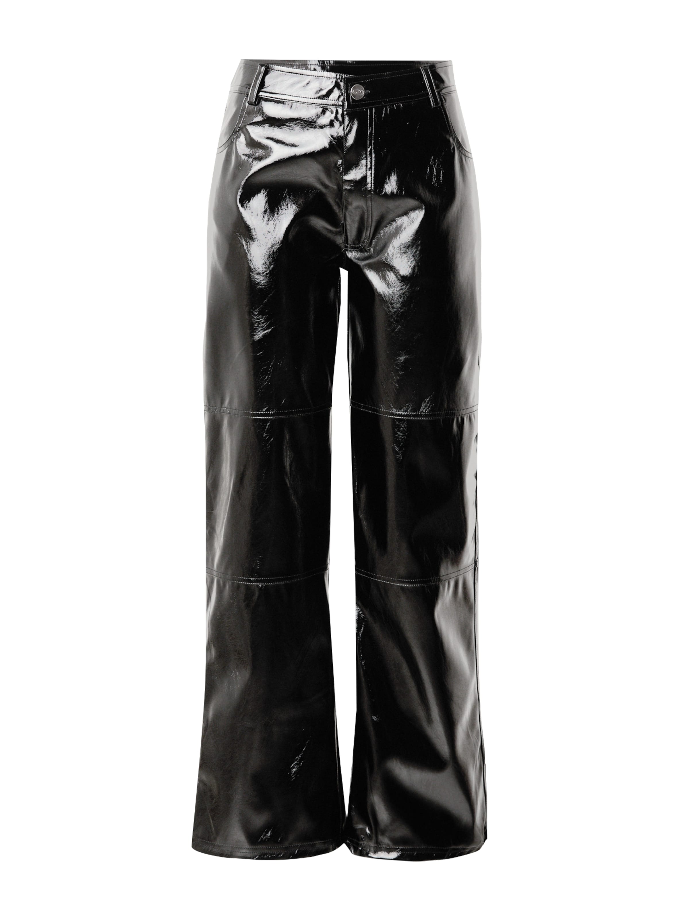 Résumé Avar lõige Püksid 'Teyana', värv must: eest vaates