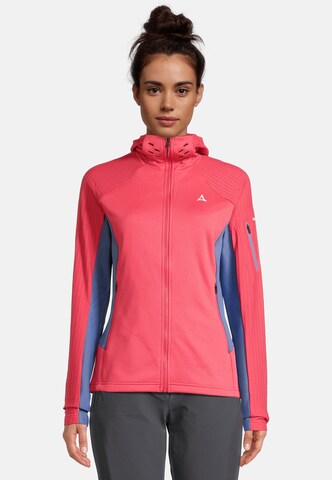 Schöffel - Chaqueta polar funcional 'Rotbach' en rojo: frente