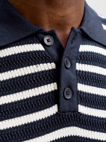 JACK & JONES Tričko 'JORSANREMO' - Modrá