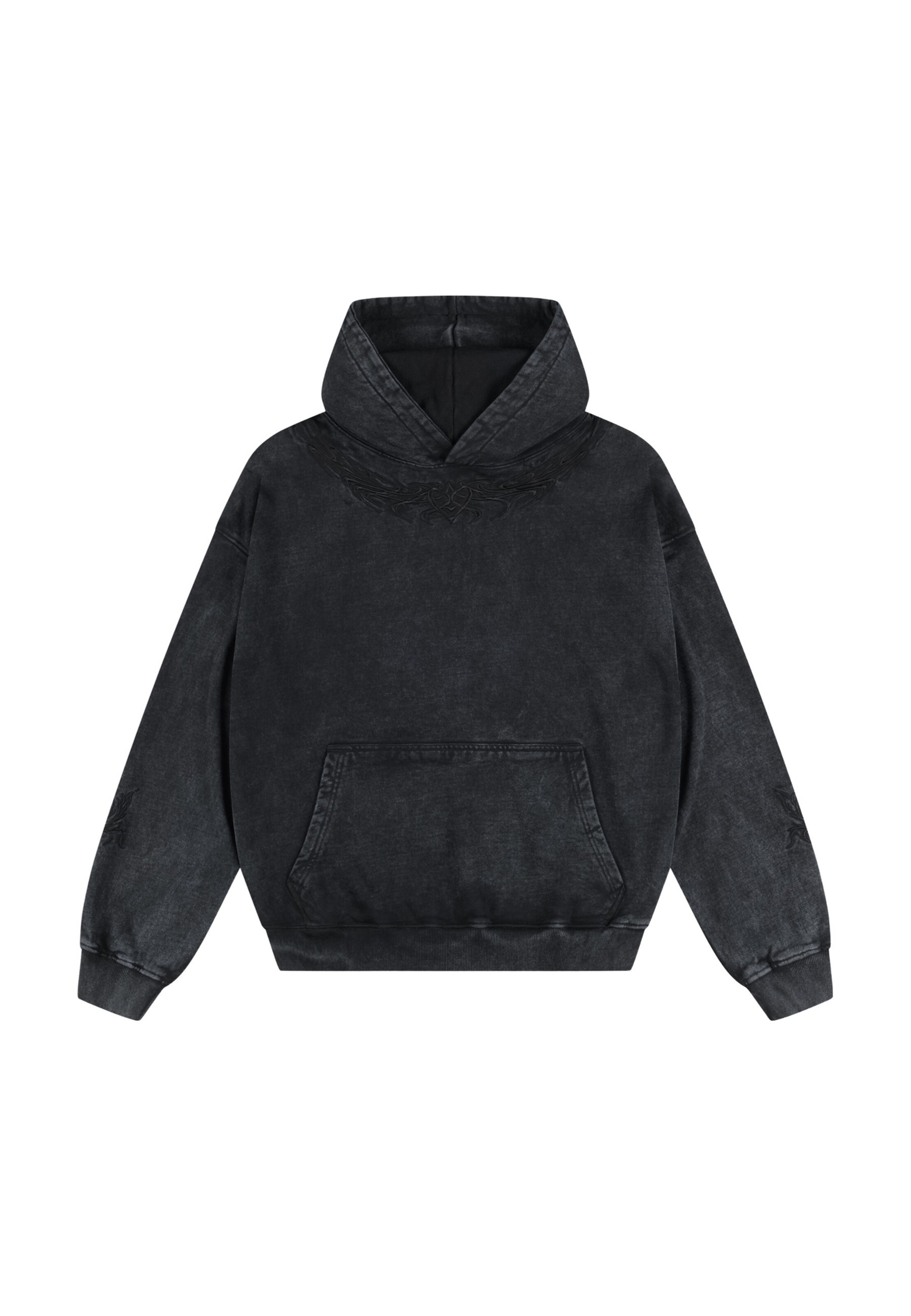 FAVELA Sweatshirt 'Tribal' in Schwarz: Vorderseite