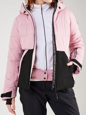 ICEPEAK Athletic Jacket 'ELECTRA' in Pink
