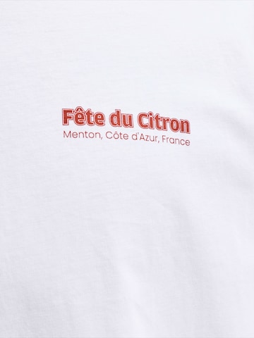 T-Shirt 'JJLEMON' JACK & JONES en blanc