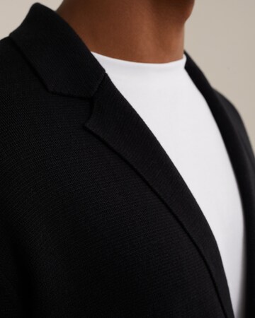 WE Fashion Strickjacke in Schwarz