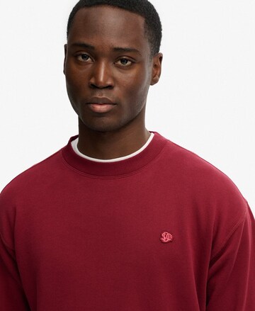 Sweat-shirt 'Heritage' Superdry & Co en rouge