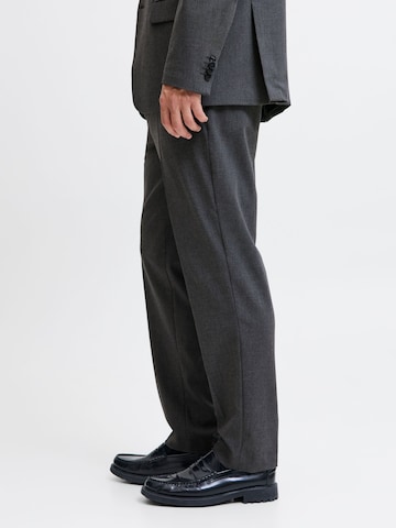 JACK & JONES Regular Pleat-front trousers 'JPRTheo' in Grey