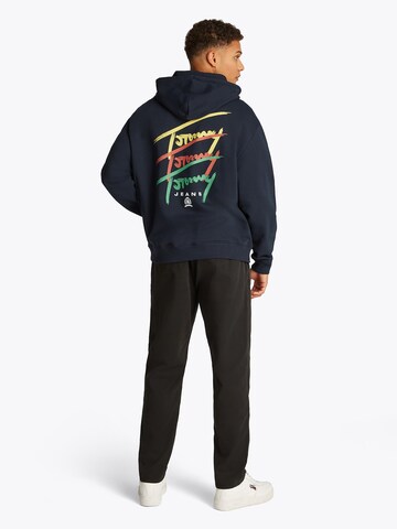 Felpa di Tommy Jeans in blu: frontale