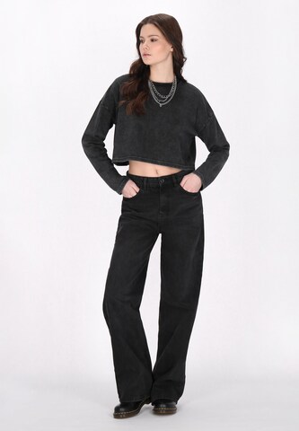 Sweat-shirt myMo ROCKS en noir