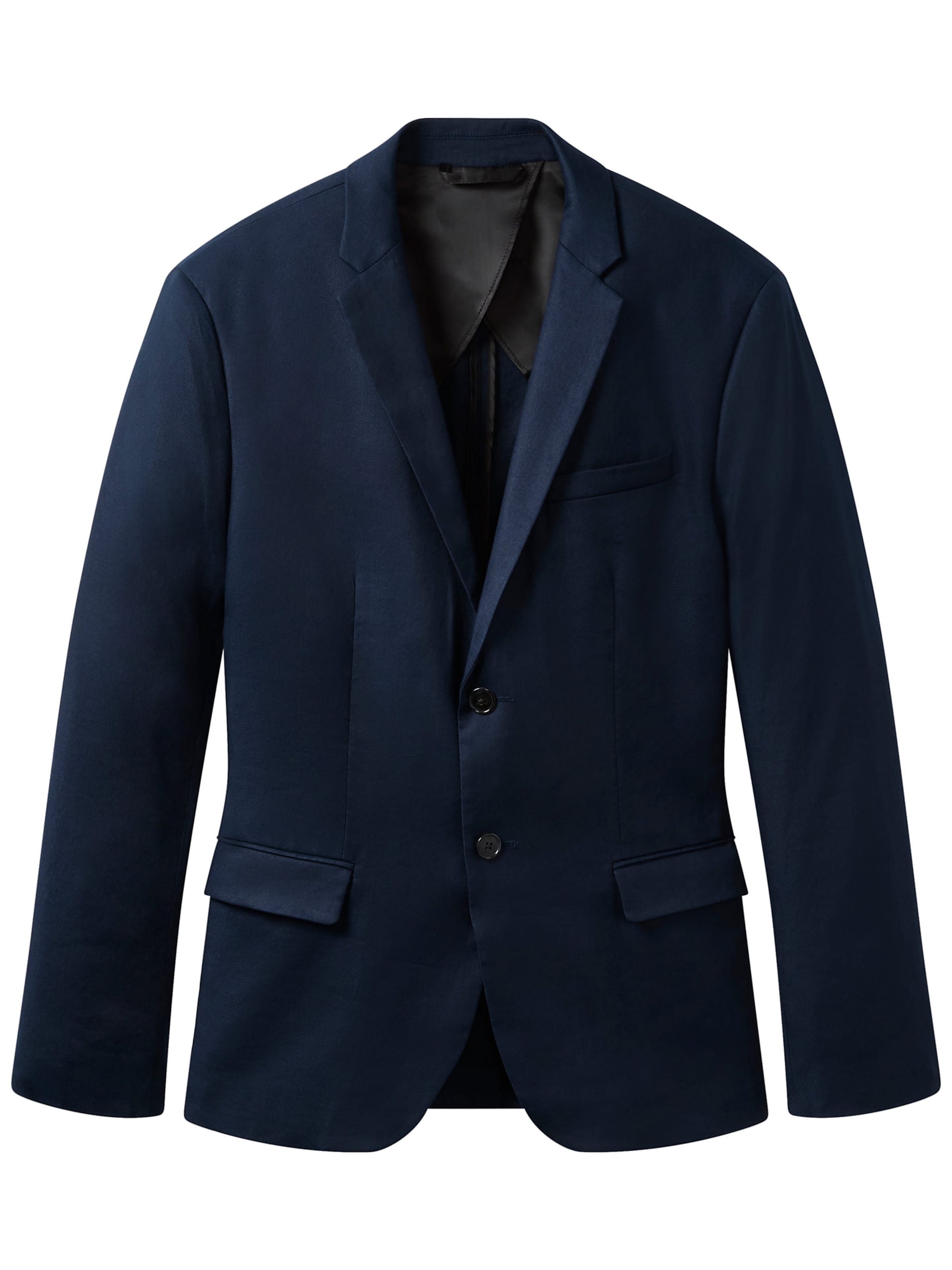 Calvin Klein Regular fit Colbert in Zwart: voorkant