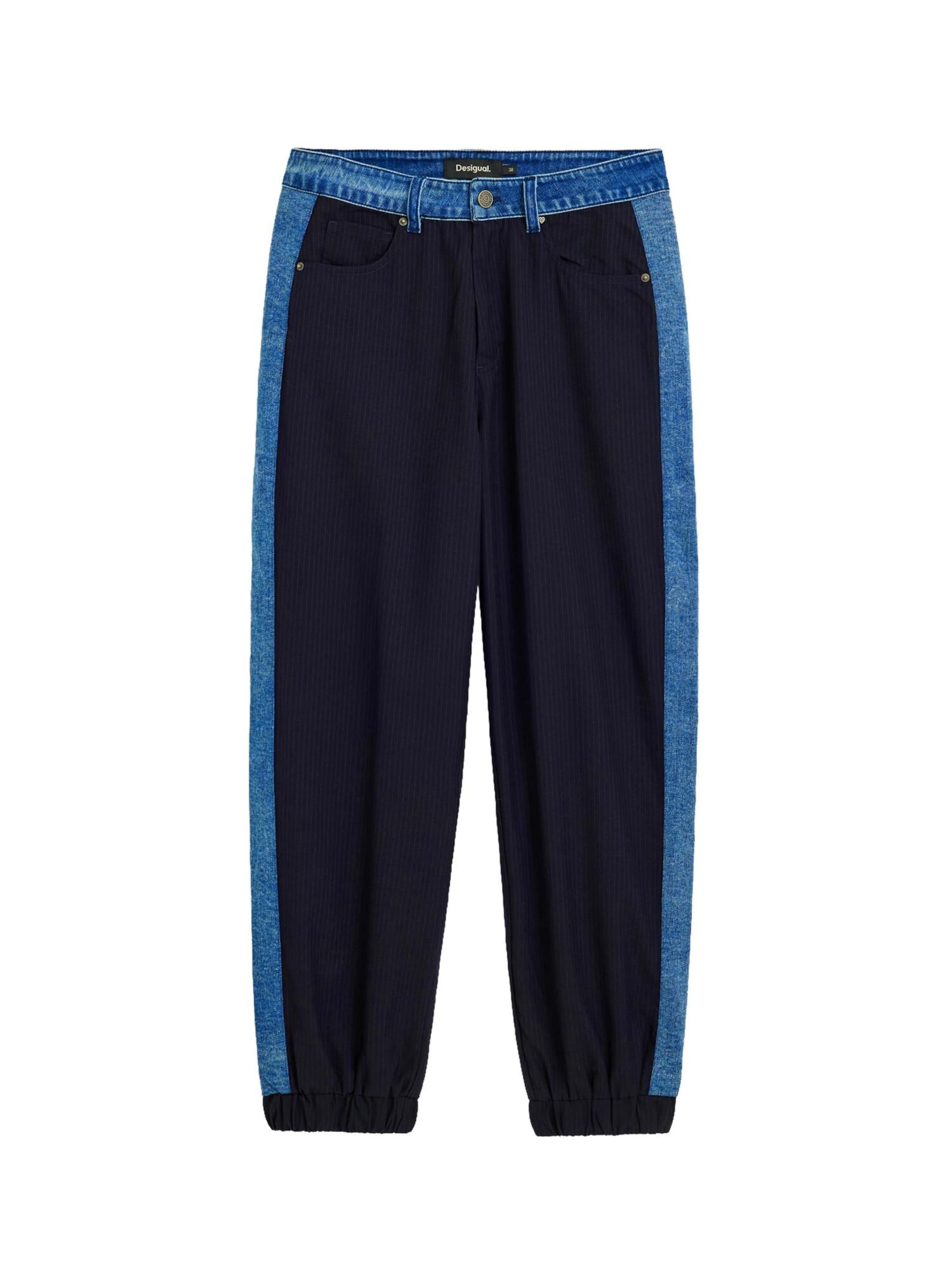 Desigual Tapered Byxa i blå: framsida