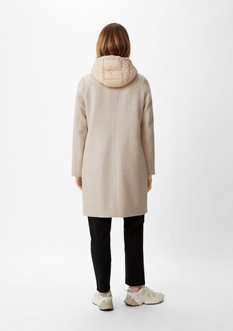 Manteau mi-saison comma casual identity en beige : derrière