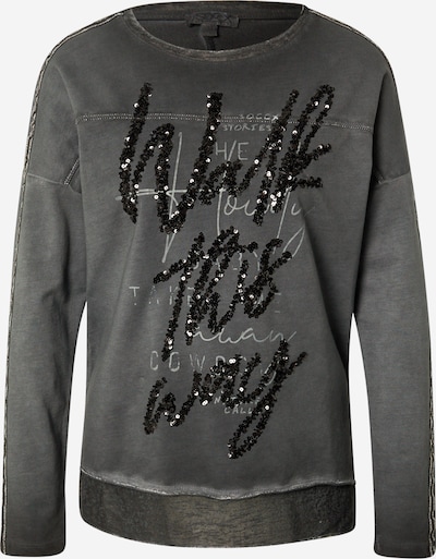 Soccx Sweatshirt in grau / dunkelgrau / schwarz, Produktansicht