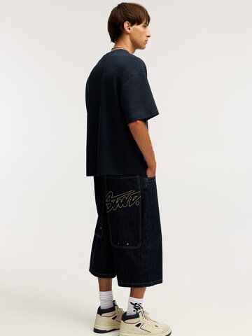 Pull&Bear Tričko - Modrá