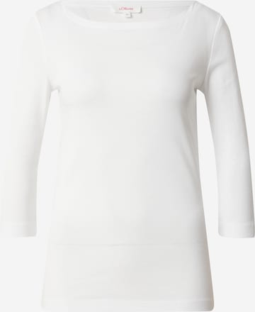 s.Oliver Shirt in White: front