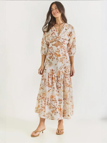 Robe Bianco Lucci en blanc : devant