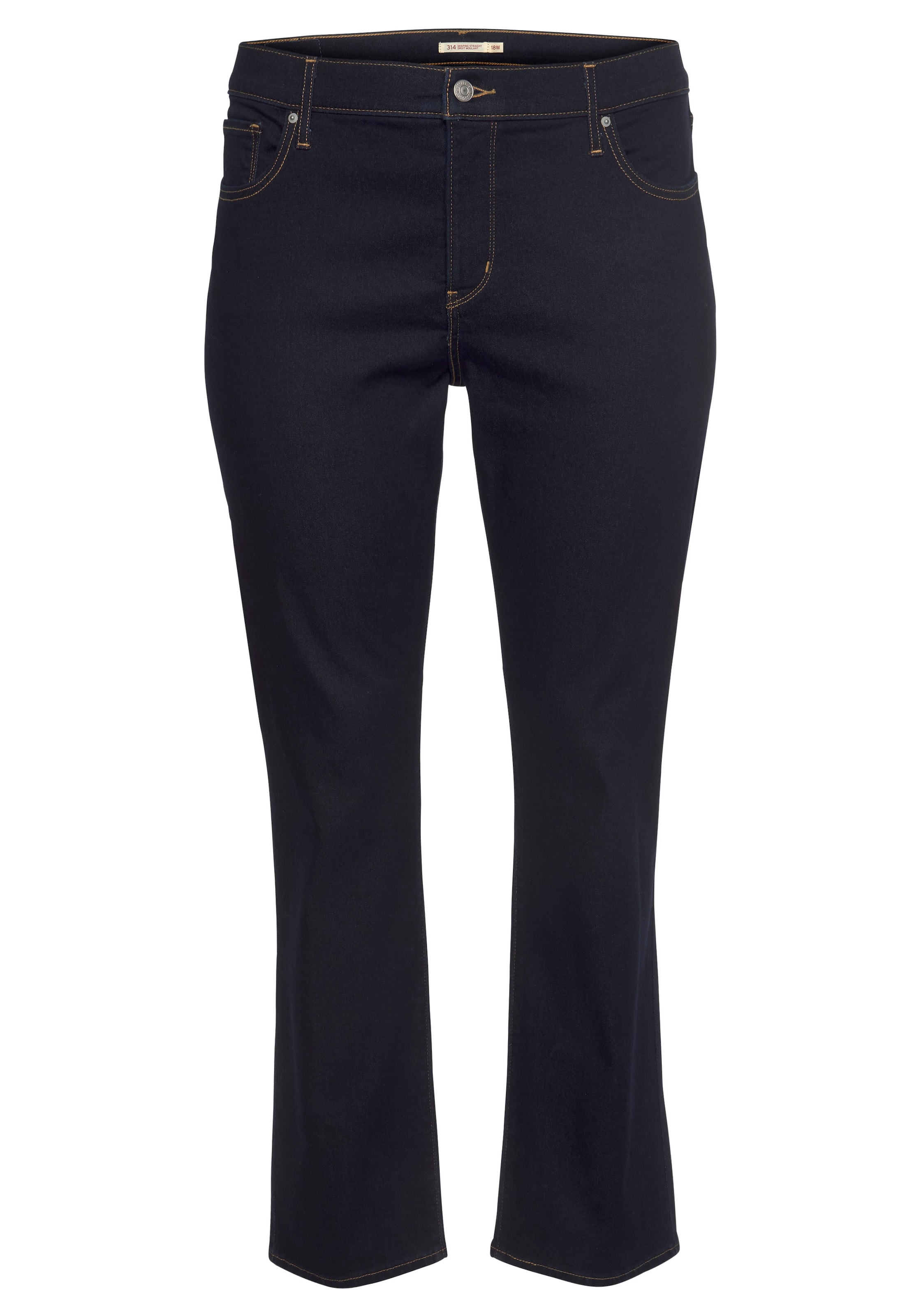 Levi's® Plus Regularen Kavbojke '314™ Shaping Straight ' | modra barva: sprednja stran