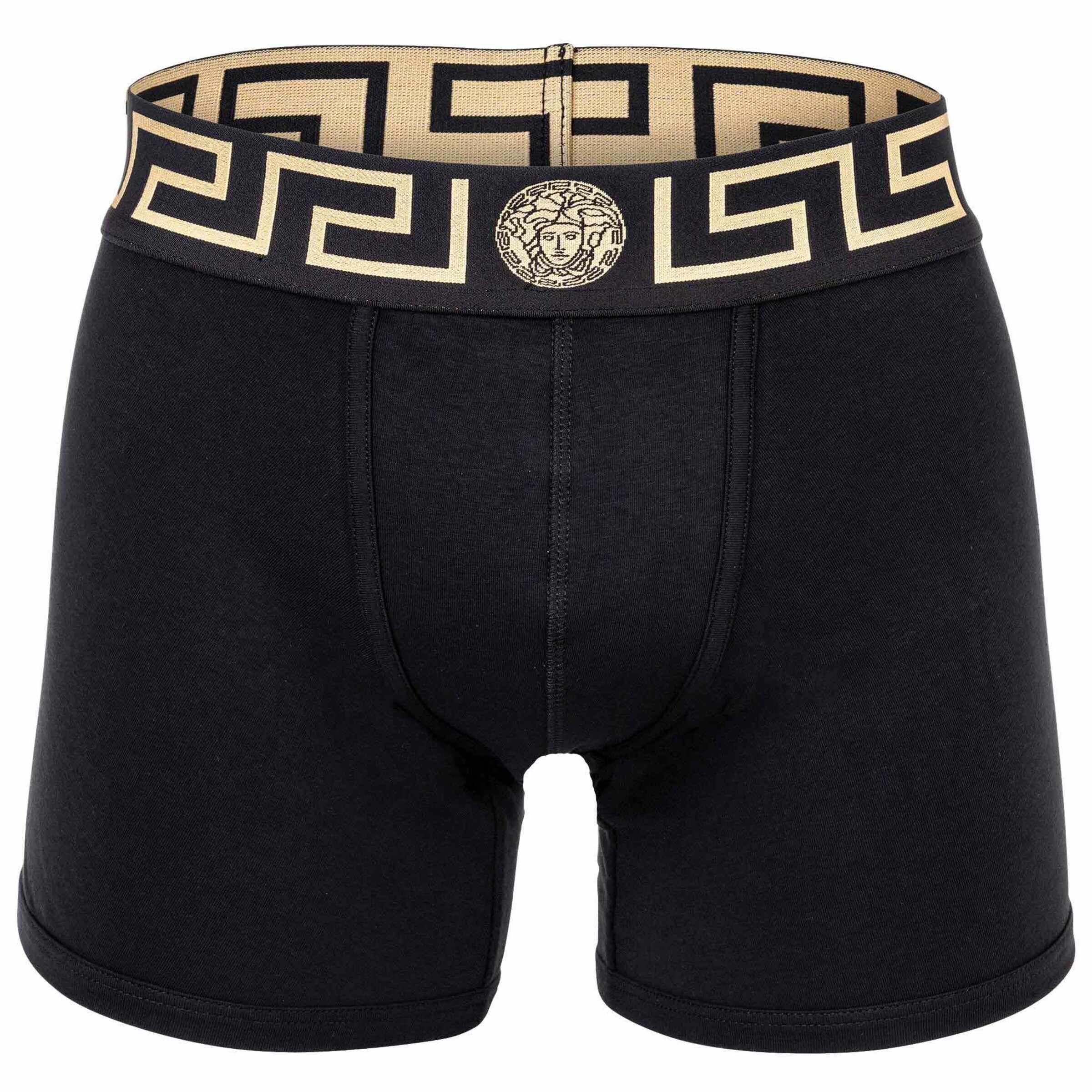 Boxer di VERSACE in nero: frontale