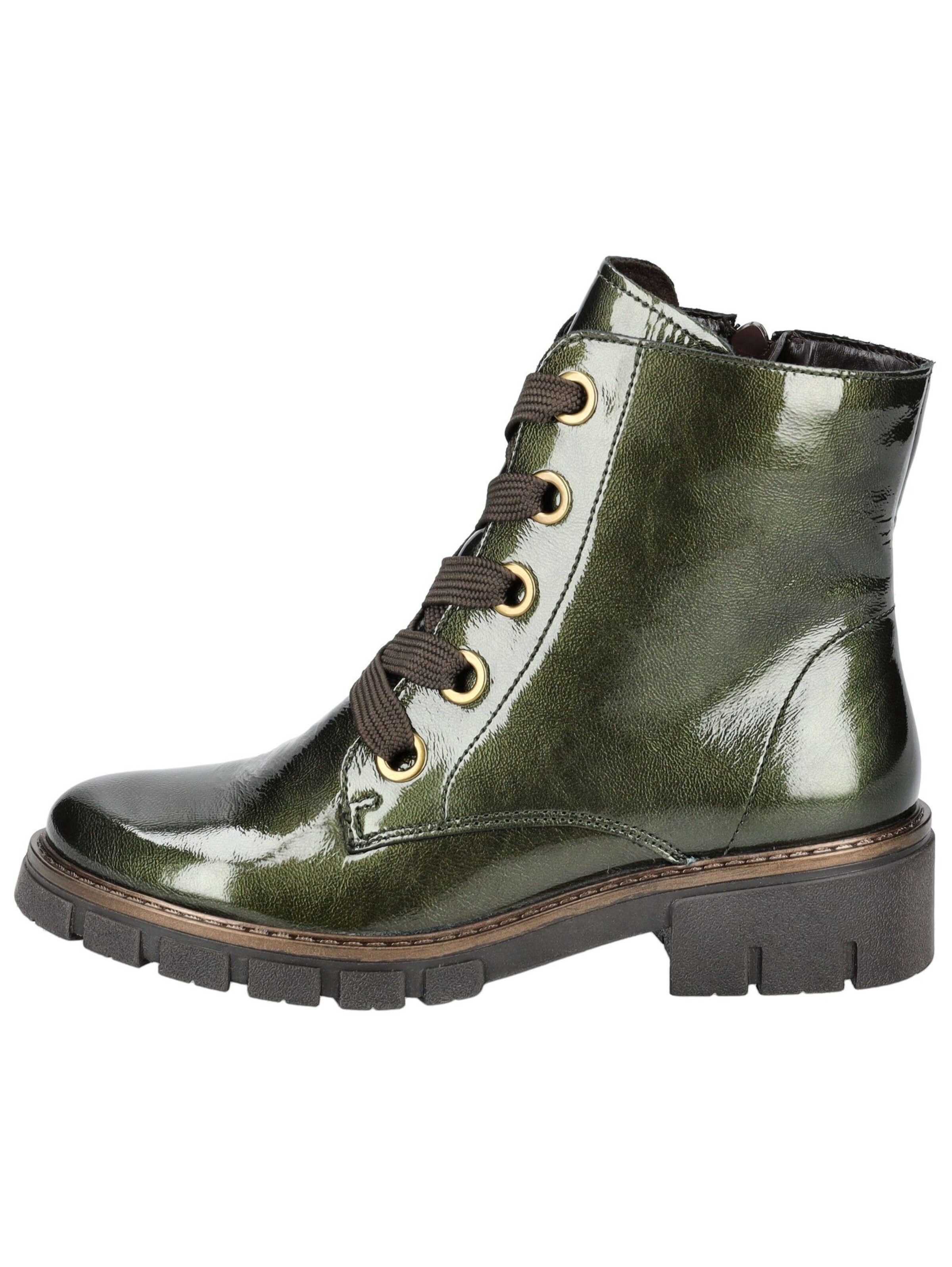 Bottines à lacets ARA en vert