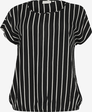 Camicia da donna 'Bella' di KAFFE CURVE in nero: frontale