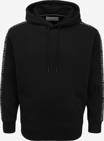 Calvin Klein Jeans Plus Sweatshirt in Schwarz: predná strana