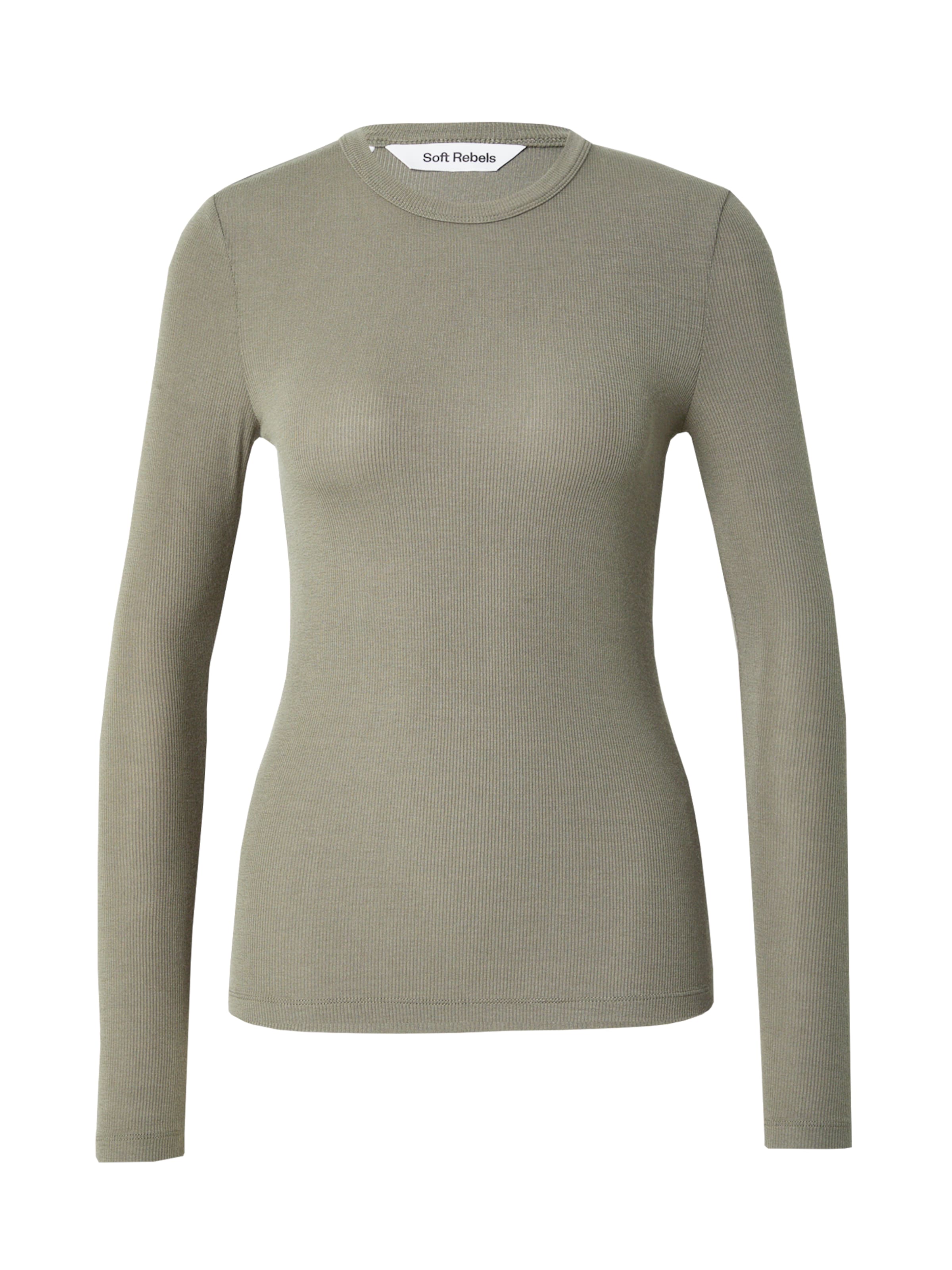 Soft Rebels - Camiseta 'Fenja' en verde: frente