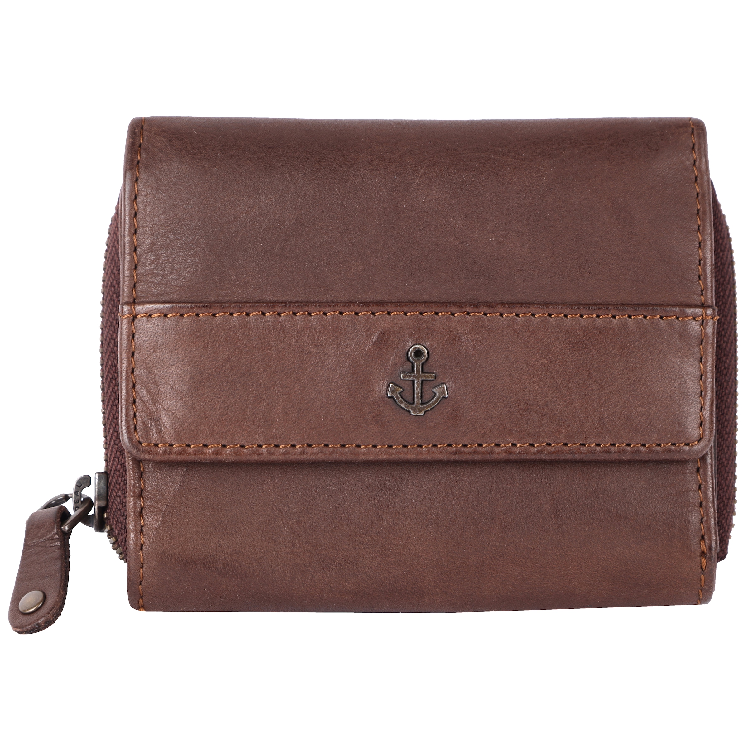 Harbour 2nd Wallet 'Carla' in Brown: front