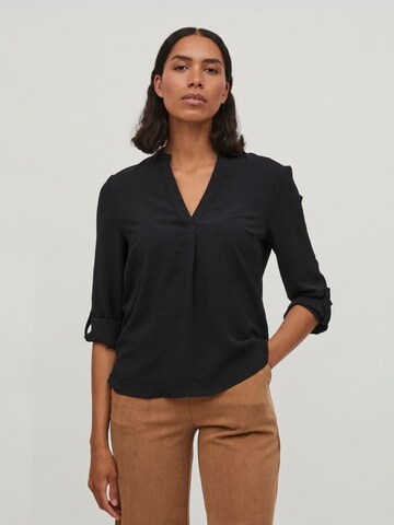 VILA Blouse in Zwart: voorkant