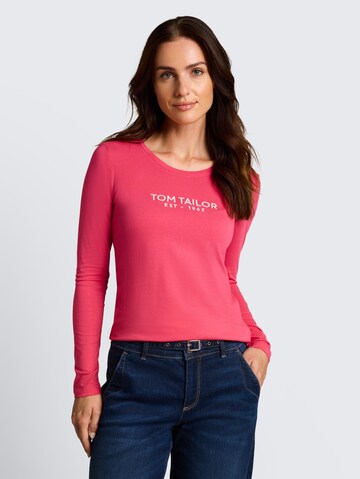 TOM TAILOR - Camiseta en rojo: frente