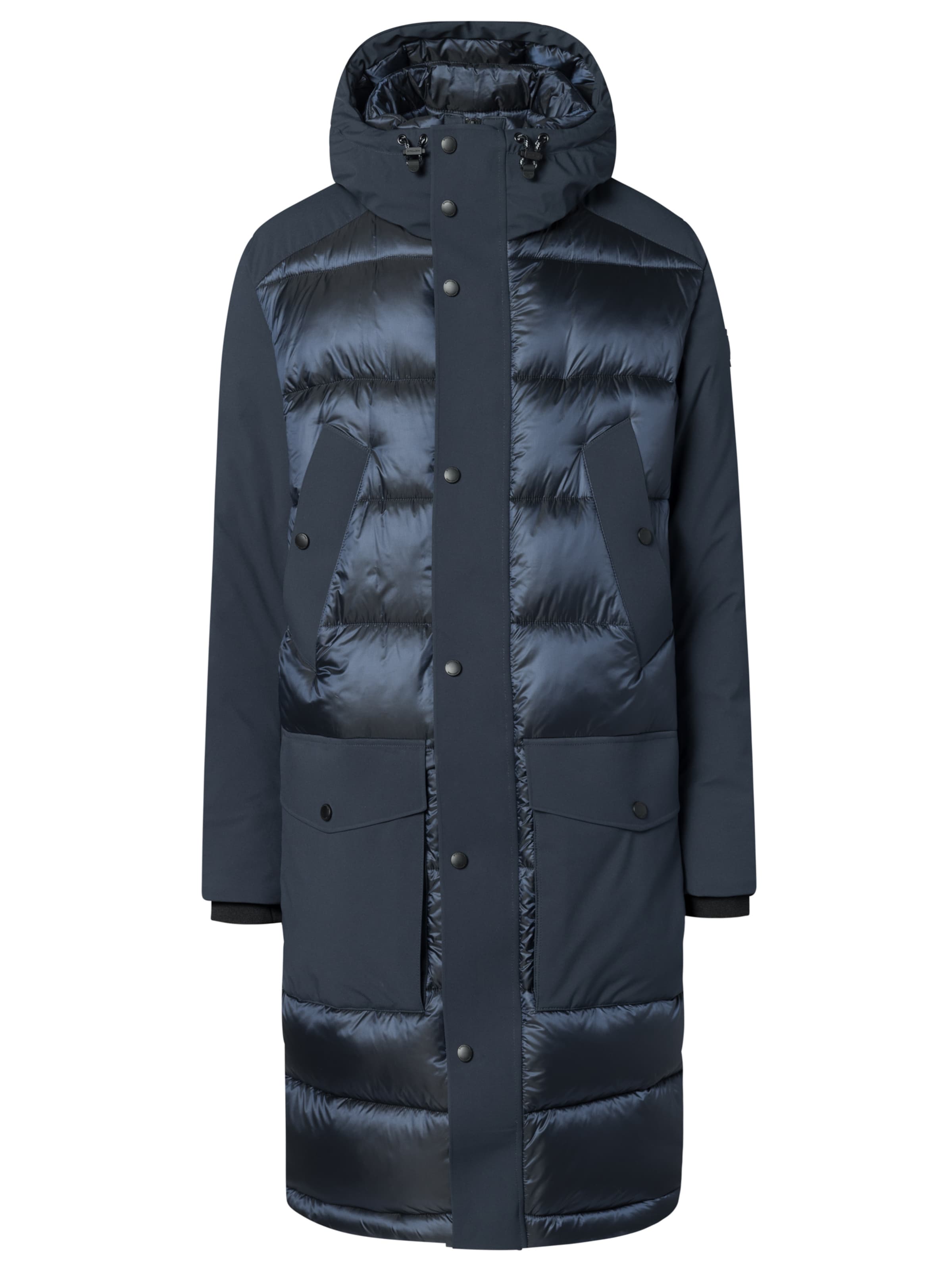 STRELLSON Winterjas 'S.C. Crasher Fused' in Blauw: voorkant