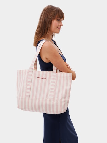Les Lunes Shopper 'SOLEAA' i pink: forside