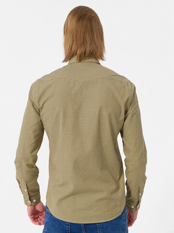 Slim fit Camicia di By Diess Collection in giallo
