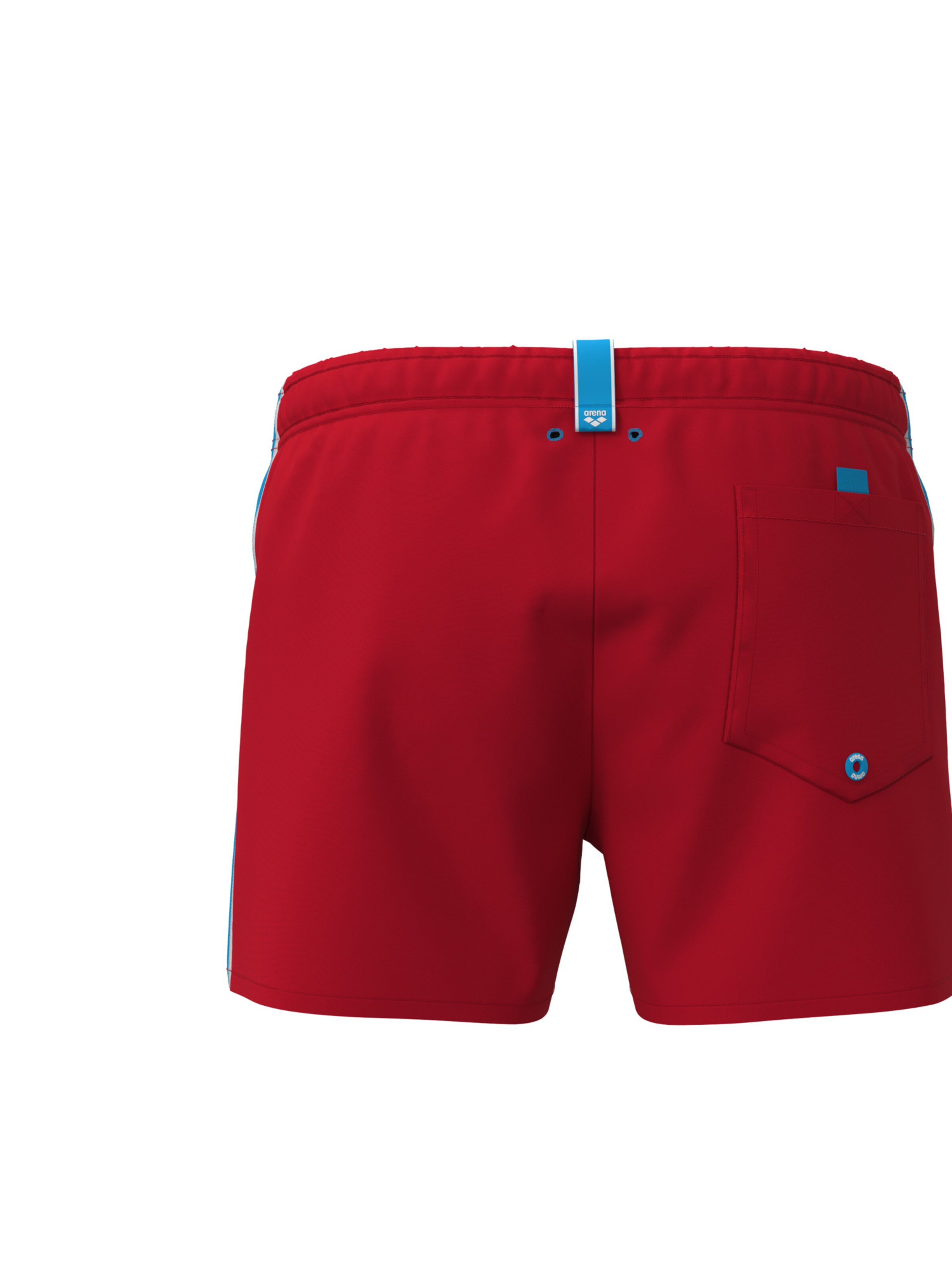 ARENA Szorty kąpielowe 'SIDE TAPES BEACH X-SHORT' w kolorze czerwony