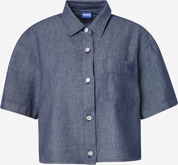 mėlyna HUGO Palaidinė 'Erynn': priekis