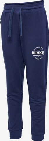 Effilé Pantalon 'Asher' Hummel en bleu