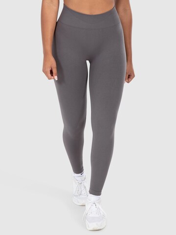 Smilodox Skinny Leggings ' Cetrina ' in Grijs: voorkant