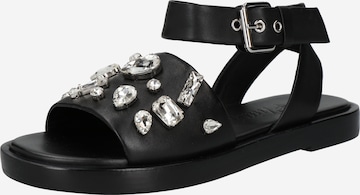 3.1 Phillip Lim Remmisandaalit värissä musta: etupuoli