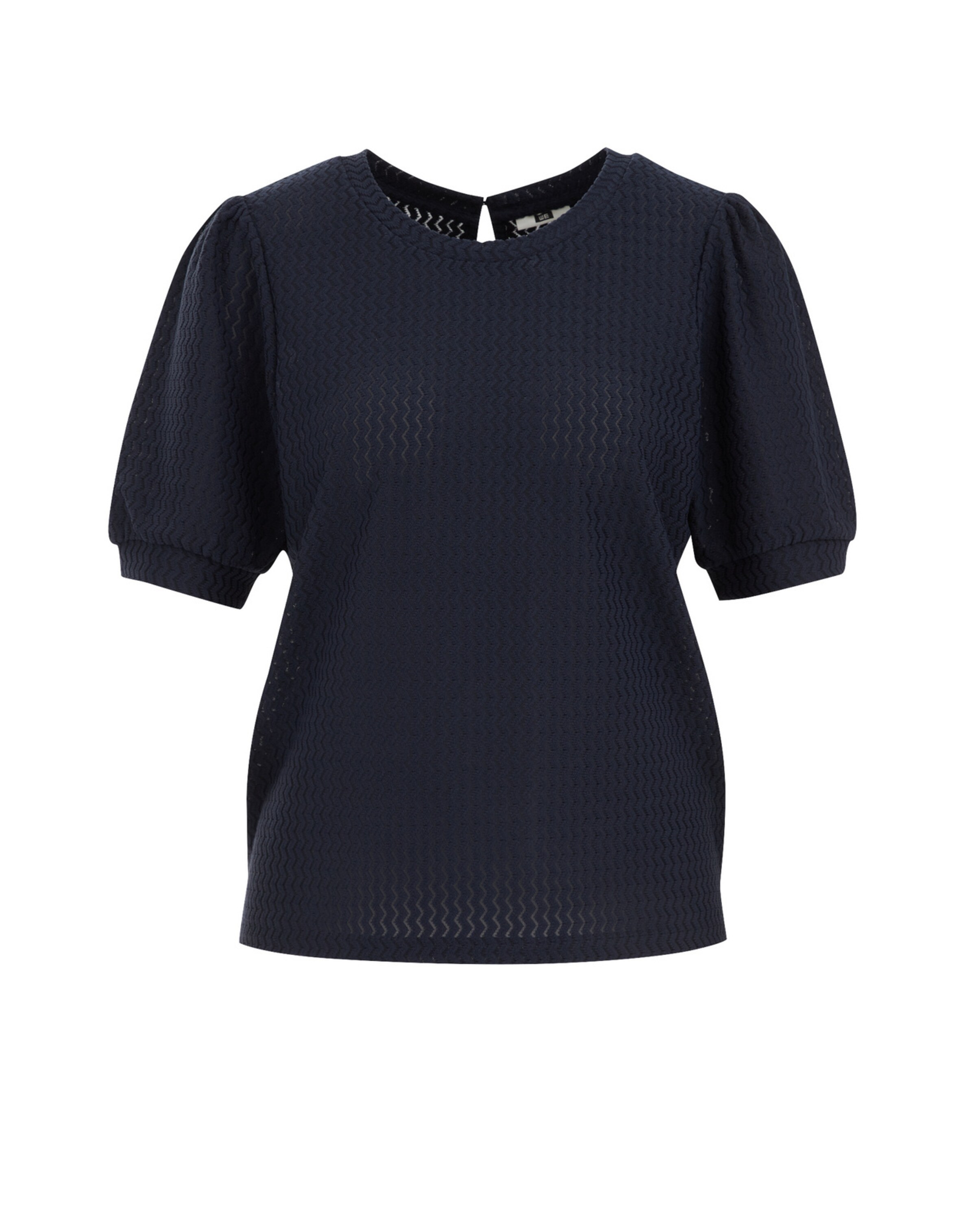 WE Fashion Majica | modra barva: sprednja stran