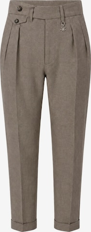 Manuel Ritz Regular Trousers 'PANTALONE LAVATO' in Beige: front