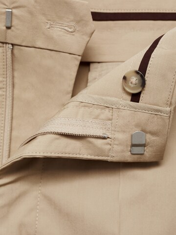 MANGO MAN Loosefit Byxa 'Davide' i beige