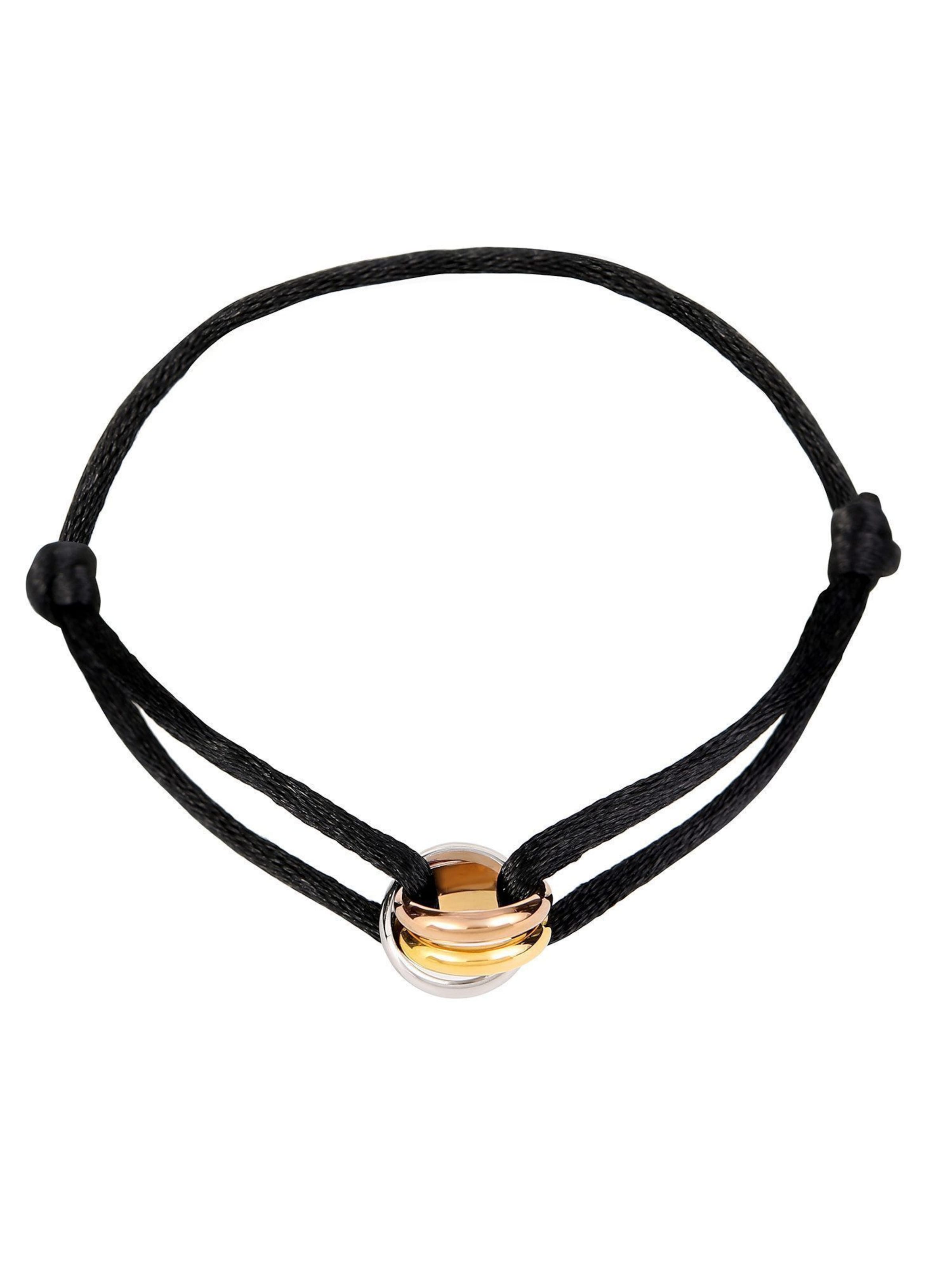 Kim Johanson Bracelet 'Tricolor' in Black: front